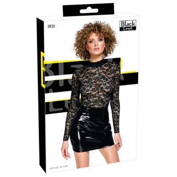 Vinyl Dress Lace