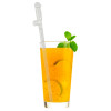 Glass Drinking Straw Willy x 4