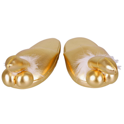 Penis Slippers Gold