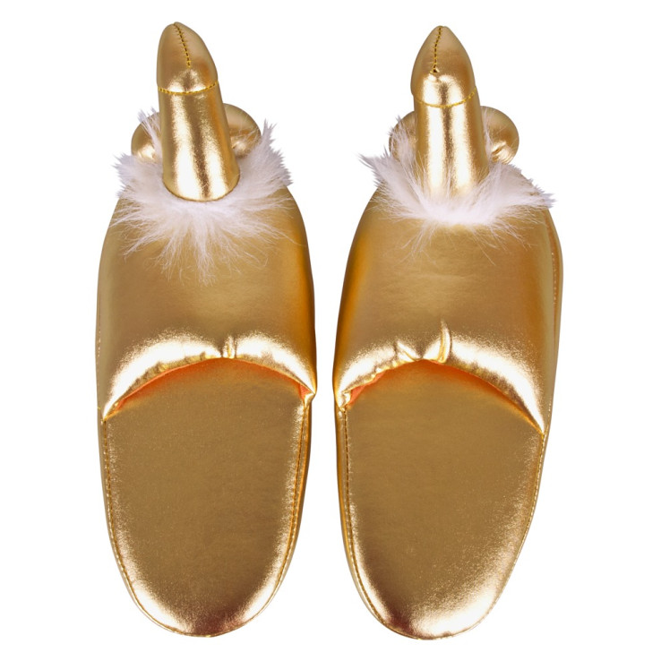 Penis Slippers Gold