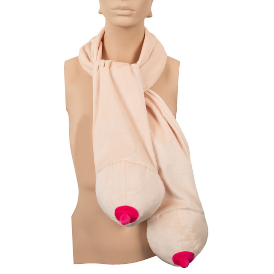 Scarf with two boobs