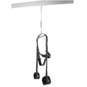 Fetish Fantasy Series Spinning Fantasy Swing - Black