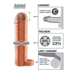 Fantasy X-tensions Perfect 1" Extension with Ball Strap