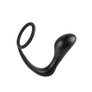Anal Fantasy Collection Ass-Gasm Cockring Plug- Black