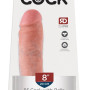 King Cock  8" Cock with Balls - Flesh