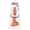 King Cock  10" Cock with Balls - Flesh