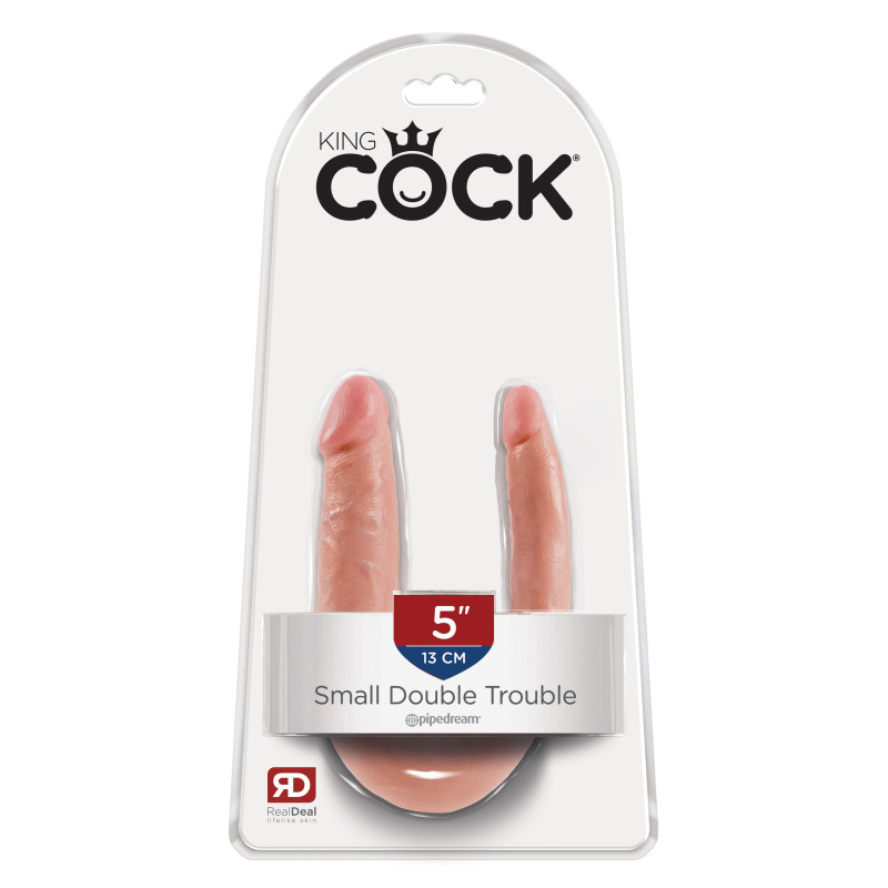 King Cock - U-Shaped Double Trouble Small Flesh
