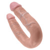 King Cock - U-Shaped Double Trouble Medium Flesh