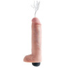 King Cock 10" Squirting Cock w/ Balls - Flesh