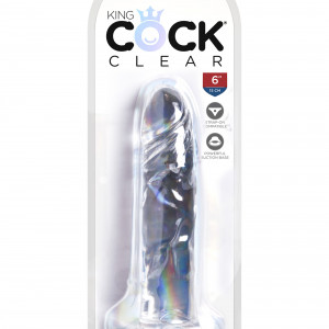King Cock Clear 6" Cock