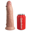 8" Dual Density Silicone Cock