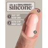 8" Dual Density Silicone Cock