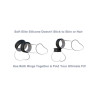Fantasy C-Ringz Max-Width Silicone Rings - Black