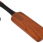 Leather spanking paddle