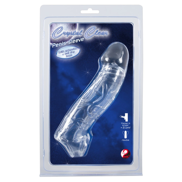 Crystal Clear Penis Sleeve wit