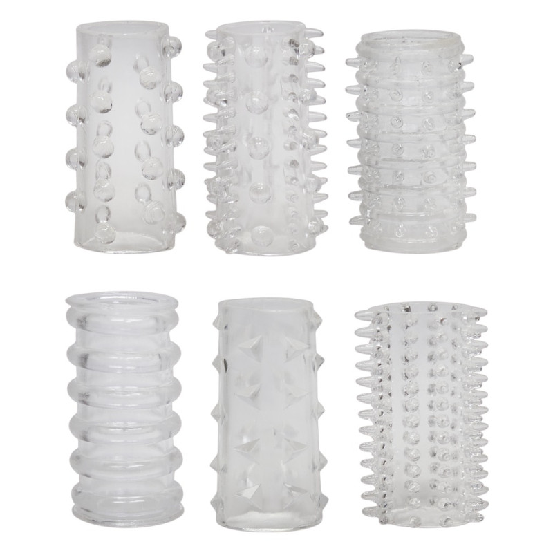 Red Roses Penis Sleeves 6 pcs