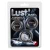 Lust 3 Cock Rings black
