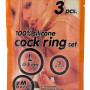 Silicone Cock Ring set 3 pcs