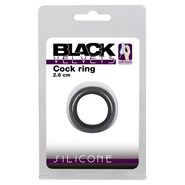 Black Velvets Cock Ring 2.6 cm
