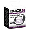 Black Velvets Cock + Ball ring
