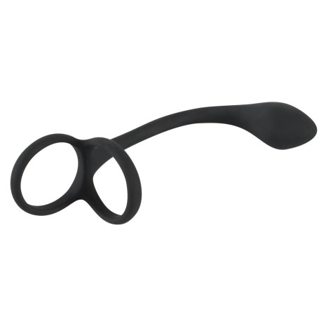 Black Velvets Cock + Ball ring