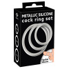 Metallic Silicone Cock ring se