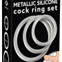Metallic Silicone Cock ring se