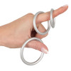 Metallic Silicone Cock ring se