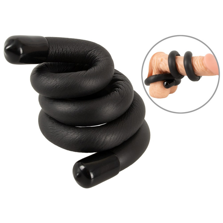BK bendable cock & ball ring