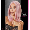 Wig, bob, pink