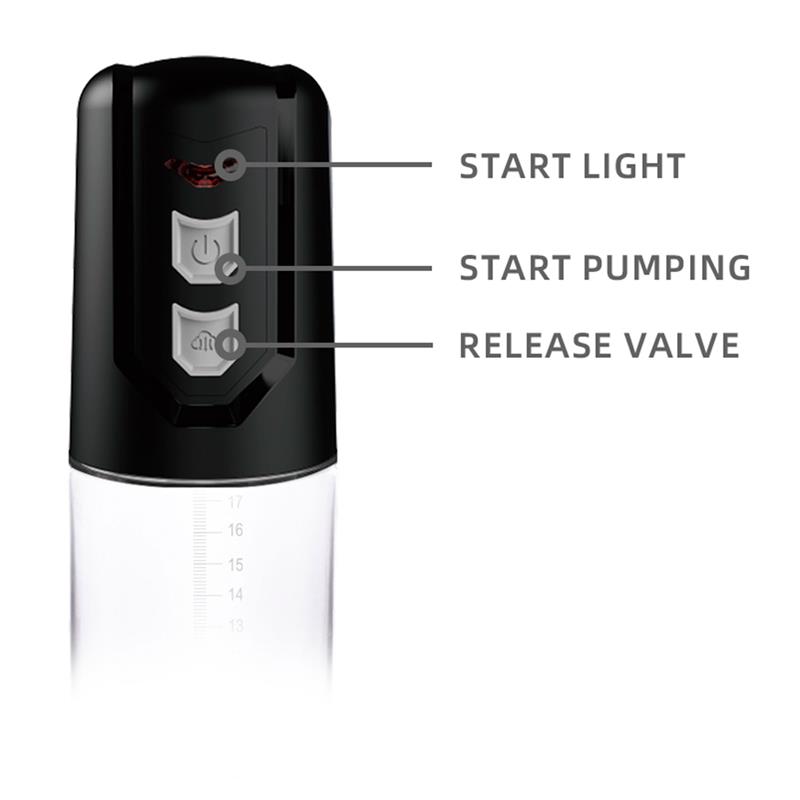  PSX10 Automatic Penis Pump Crystal
