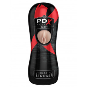 PDX ELITE Vibrating Pussy Stroker