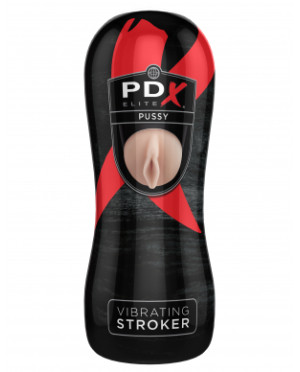 PDX ELITE Vibrating Pussy Stroker