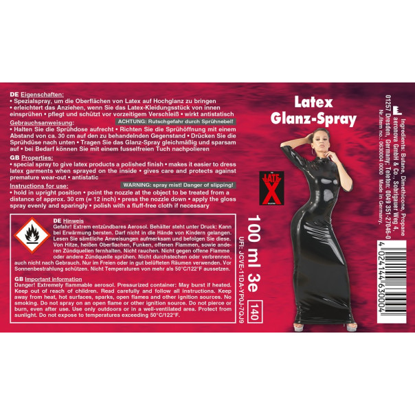 Latex Gloss Spray 100