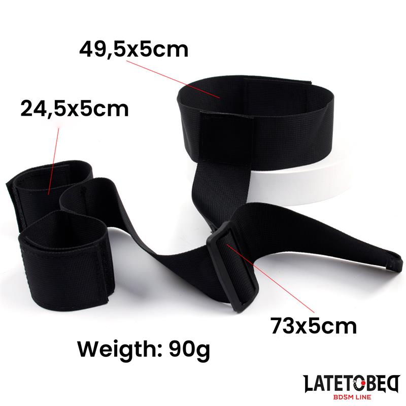  Ribbon Neck to Wrist Bondage