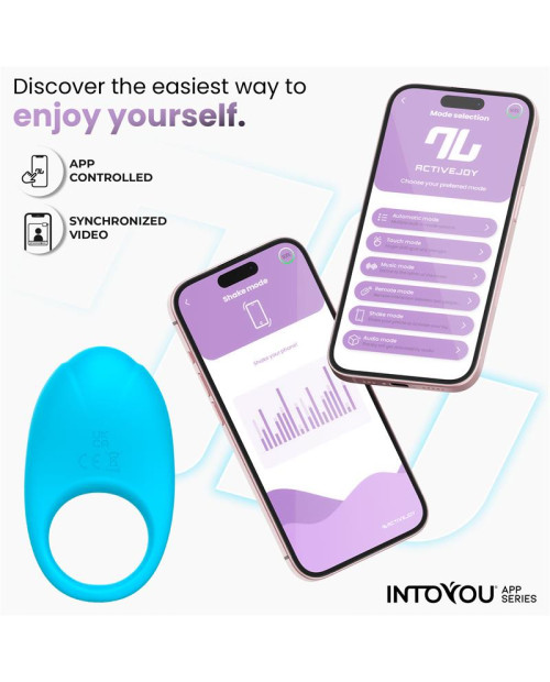 Ringo Vibrating Ring with App Unibody Blue