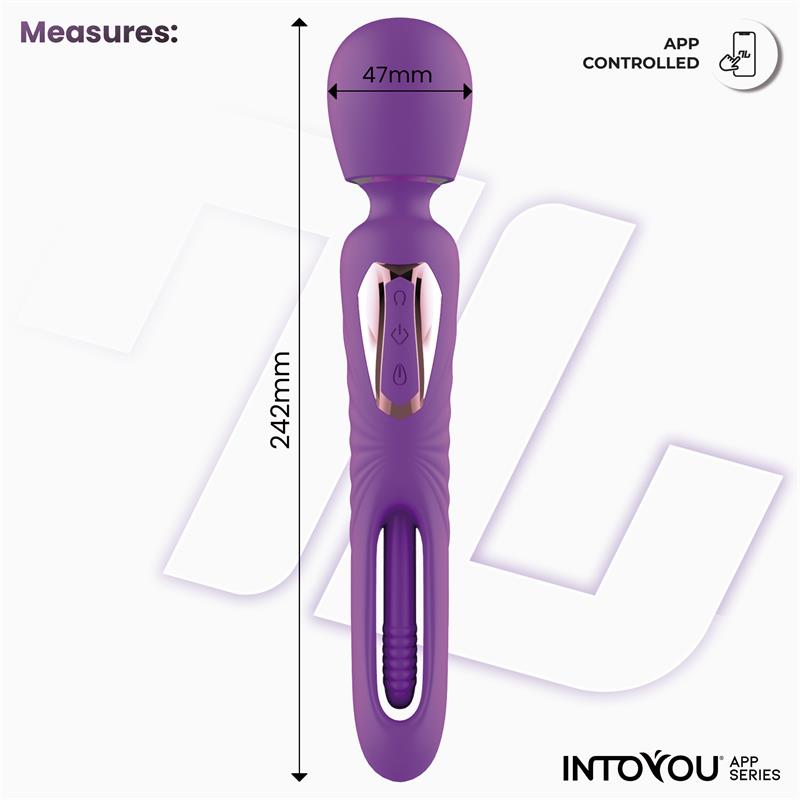  Salma Wand with Flipping Tongue and Vibration with App