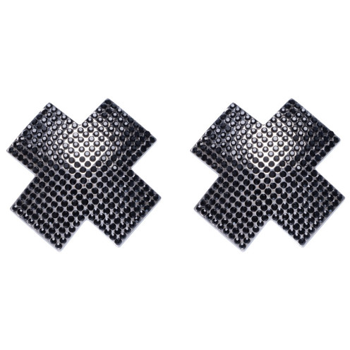 Nipple Jewellery cross black