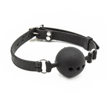  Silicone Breathable Ball Gag 5 cm Size L Black