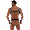 Men's Jock set black/blue