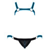 Men's Jock set black/blue