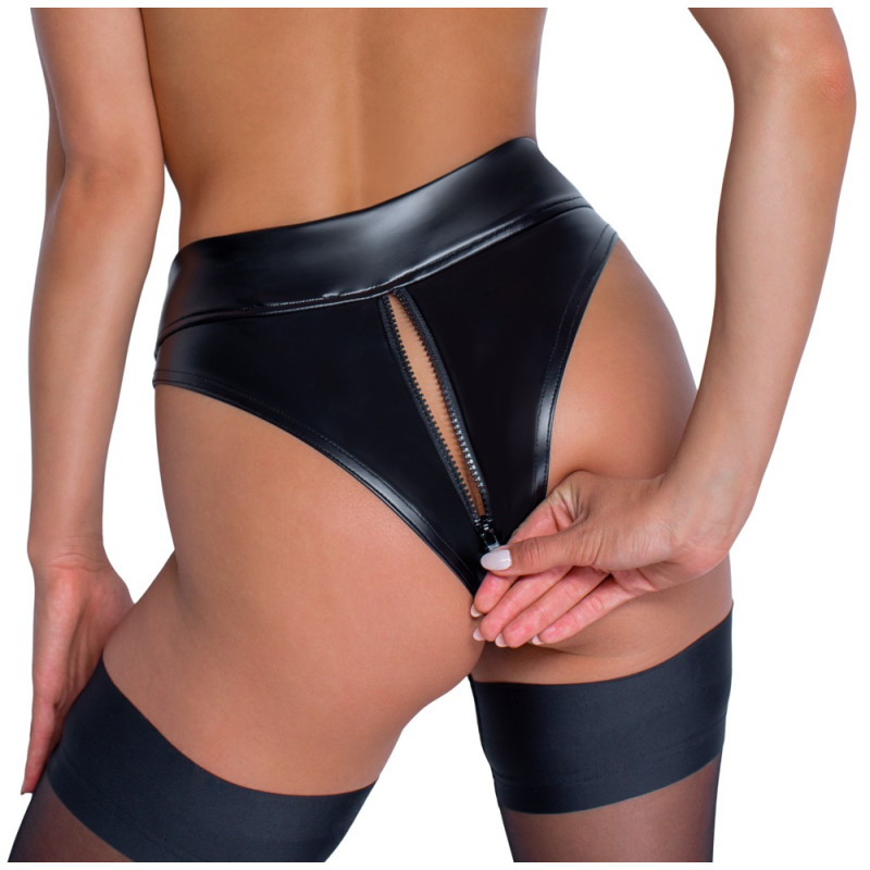 Noir Thong Zip
