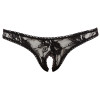 Crotchless String black