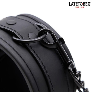  Solid black Ankle cuff
