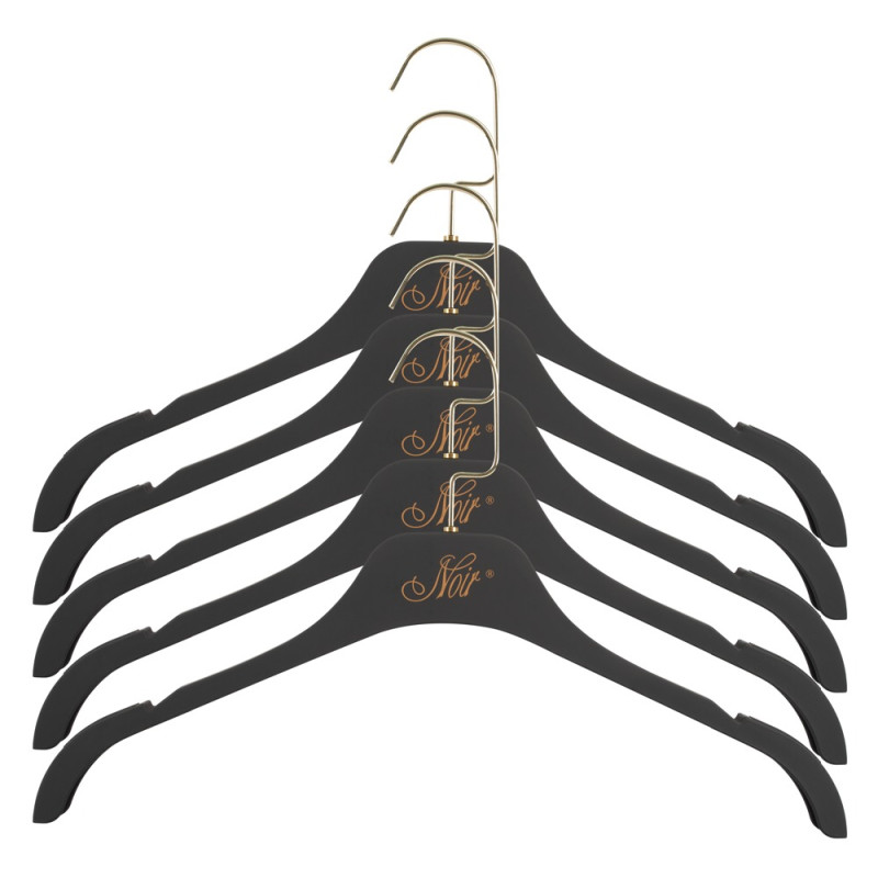 5 Noir Clothes Hangers