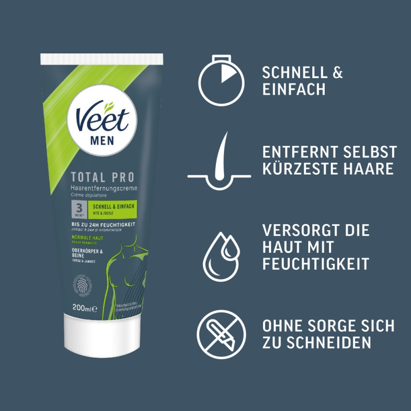 Veet Men Total Pro 200 ml