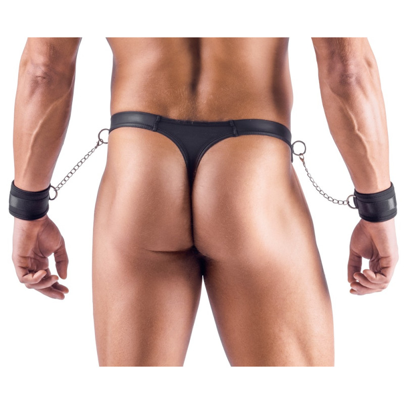 Men's Thong and Cuffs