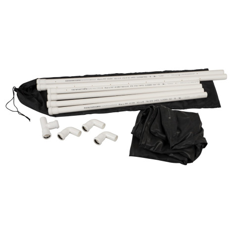 Latex Vacuum Bed Black