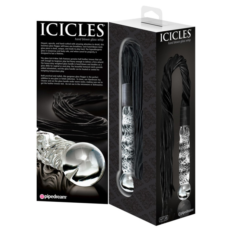Icicles No. 38 Clear/Blue