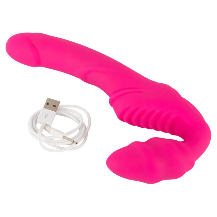 Vibrating Strapless Strap-on 2